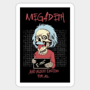 megadeath and the genius Sticker